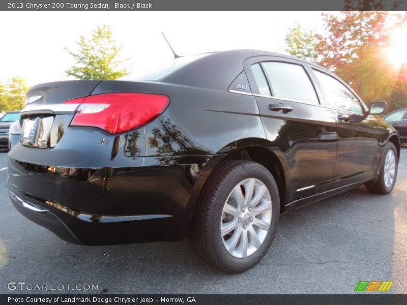 Black / Black 2013 Chrysler 200 Touring Sedan