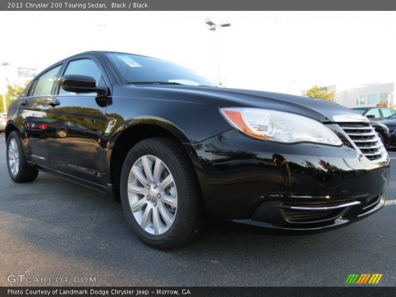 Black / Black 2013 Chrysler 200 Touring Sedan