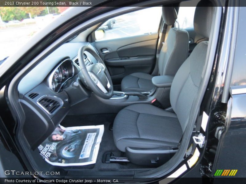 Black / Black 2013 Chrysler 200 Touring Sedan