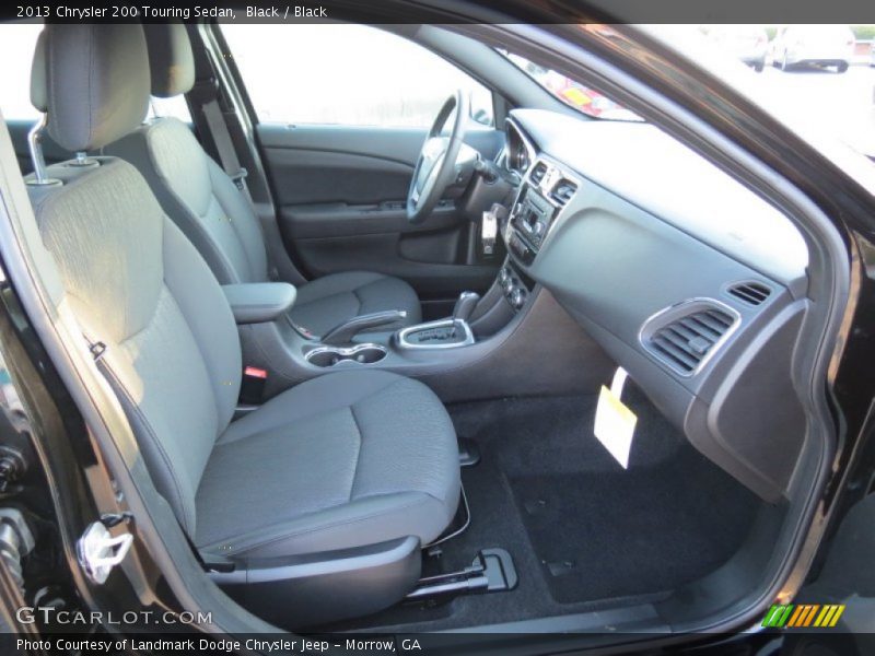 Black / Black 2013 Chrysler 200 Touring Sedan