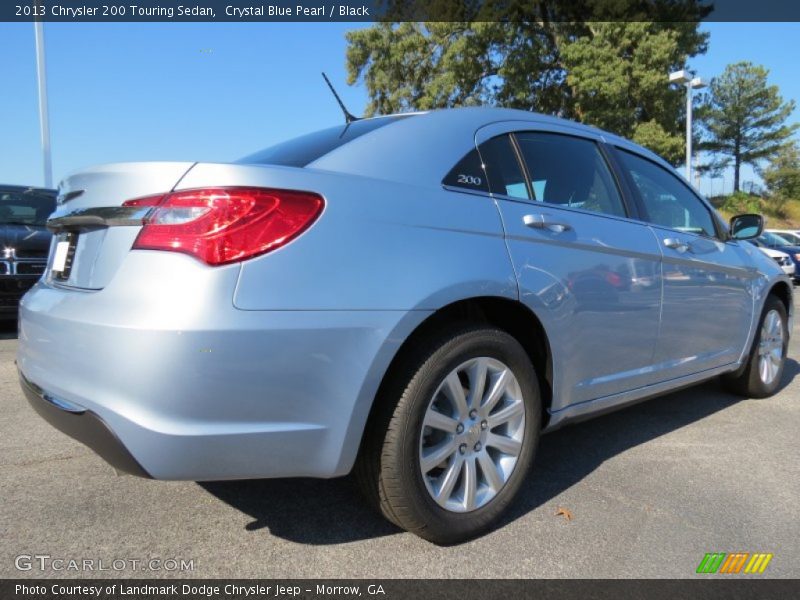 Crystal Blue Pearl / Black 2013 Chrysler 200 Touring Sedan