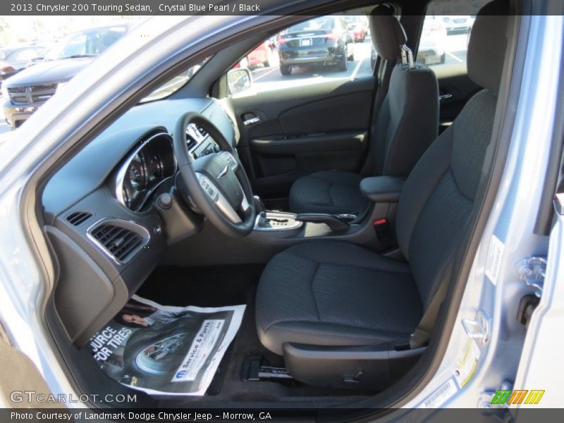 Crystal Blue Pearl / Black 2013 Chrysler 200 Touring Sedan