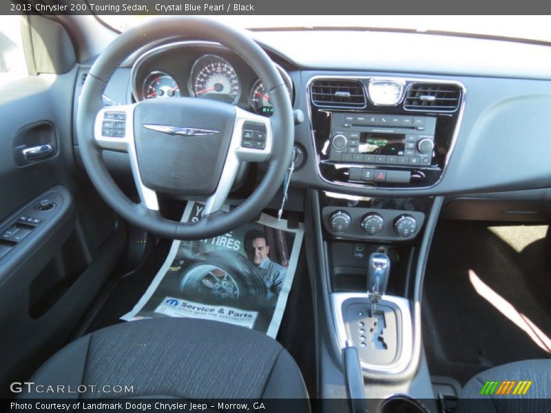 Crystal Blue Pearl / Black 2013 Chrysler 200 Touring Sedan
