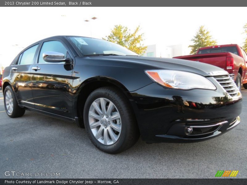Black / Black 2013 Chrysler 200 Limited Sedan