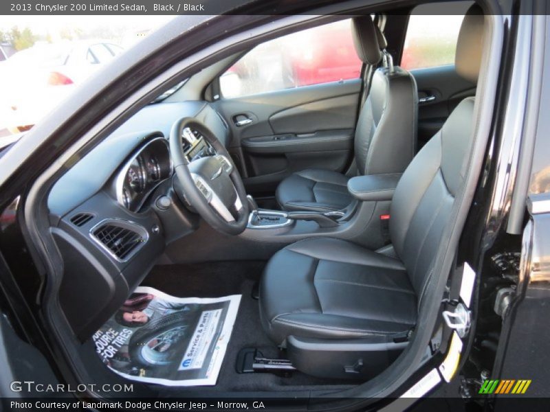 Black / Black 2013 Chrysler 200 Limited Sedan