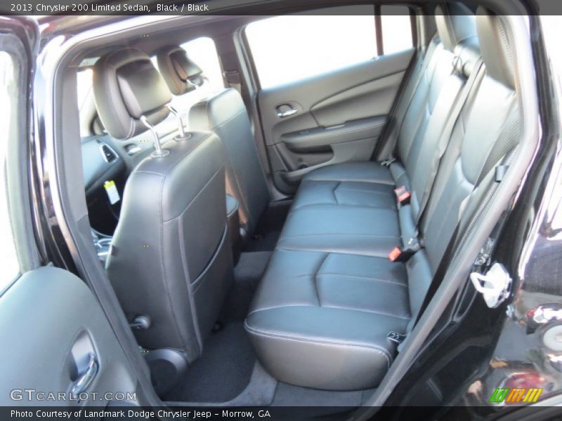 Black / Black 2013 Chrysler 200 Limited Sedan