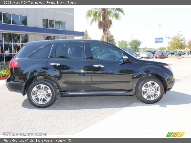 Formal Black / Taupe 2008 Acura MDX Technology
