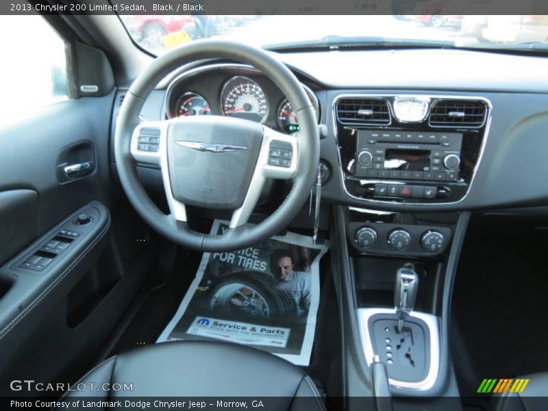 Black / Black 2013 Chrysler 200 Limited Sedan