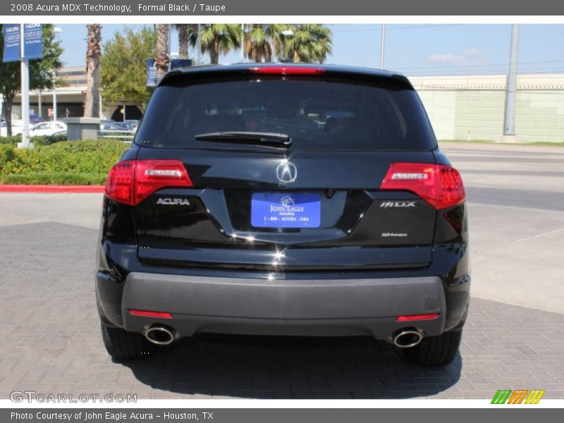 Formal Black / Taupe 2008 Acura MDX Technology
