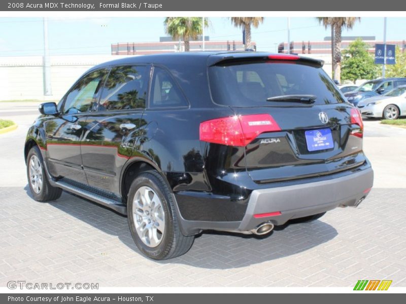 Formal Black / Taupe 2008 Acura MDX Technology