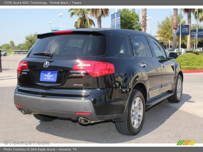 Formal Black / Taupe 2008 Acura MDX Technology