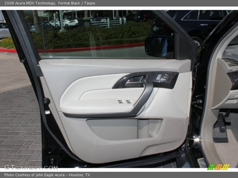 Formal Black / Taupe 2008 Acura MDX Technology