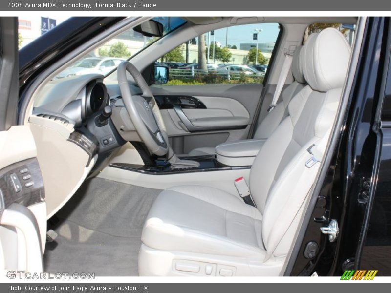 Formal Black / Taupe 2008 Acura MDX Technology