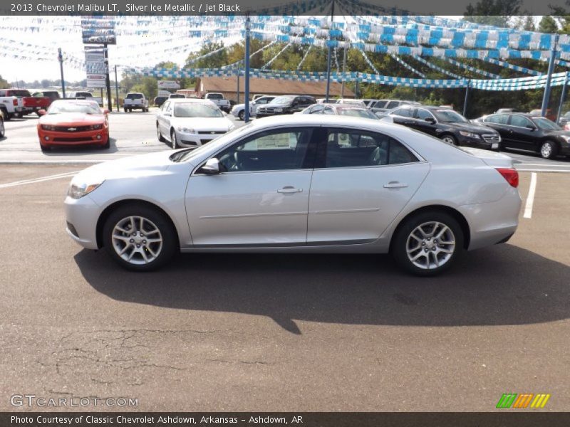 Silver Ice Metallic / Jet Black 2013 Chevrolet Malibu LT