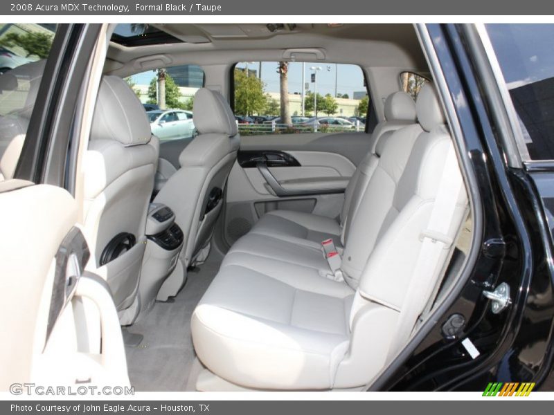 Formal Black / Taupe 2008 Acura MDX Technology