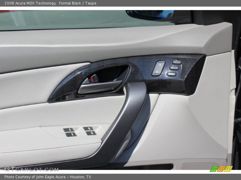 Formal Black / Taupe 2008 Acura MDX Technology