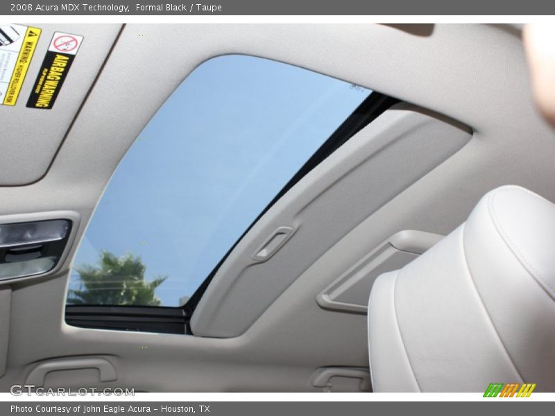 Formal Black / Taupe 2008 Acura MDX Technology