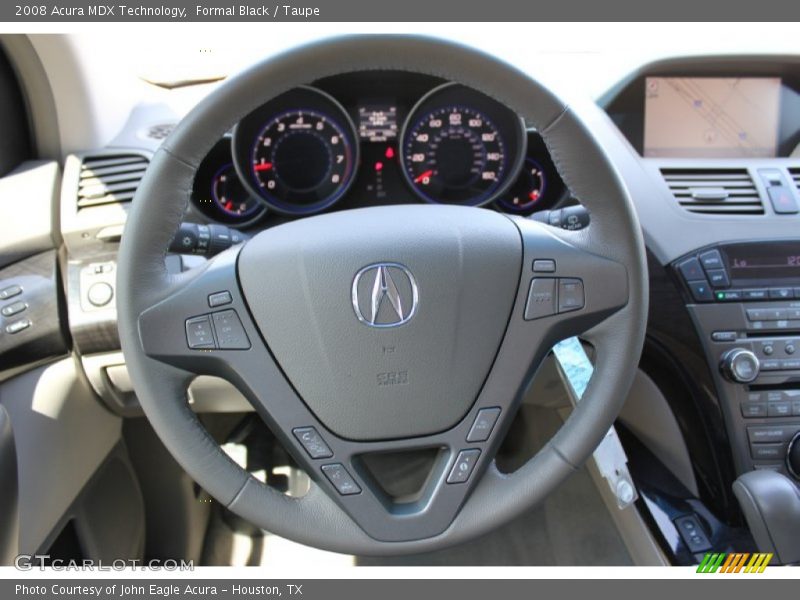 Formal Black / Taupe 2008 Acura MDX Technology