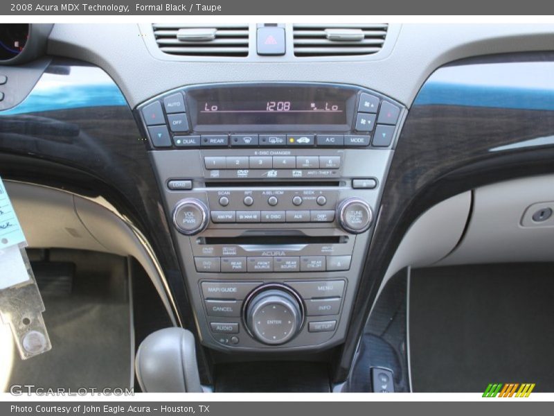Formal Black / Taupe 2008 Acura MDX Technology
