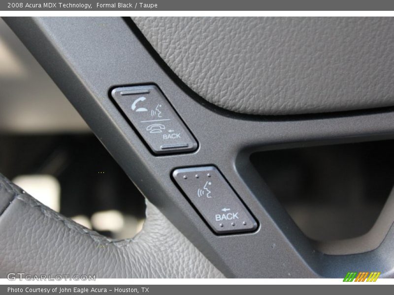 Formal Black / Taupe 2008 Acura MDX Technology