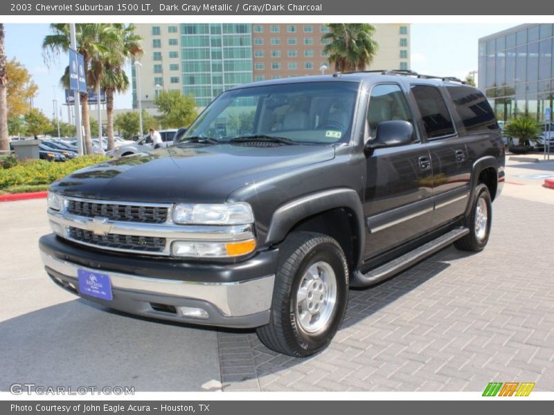 Dark Gray Metallic / Gray/Dark Charcoal 2003 Chevrolet Suburban 1500 LT