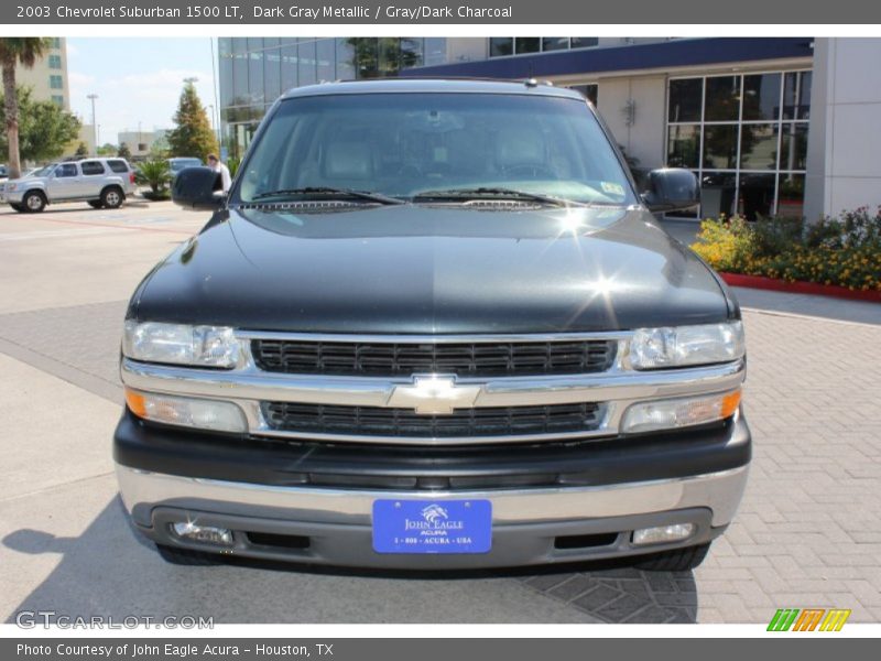 Dark Gray Metallic / Gray/Dark Charcoal 2003 Chevrolet Suburban 1500 LT
