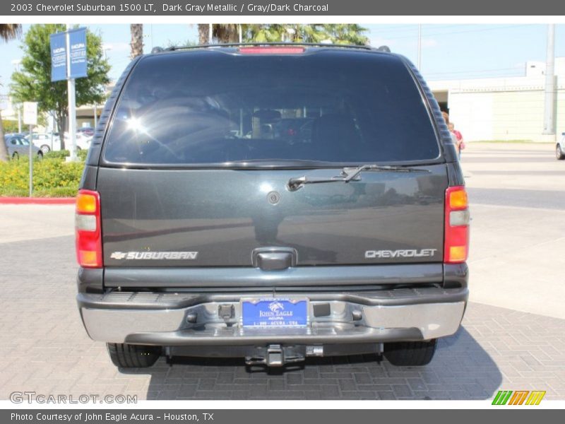 Dark Gray Metallic / Gray/Dark Charcoal 2003 Chevrolet Suburban 1500 LT