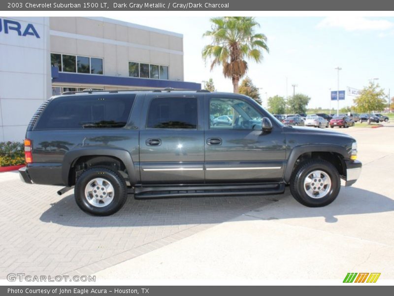Dark Gray Metallic / Gray/Dark Charcoal 2003 Chevrolet Suburban 1500 LT