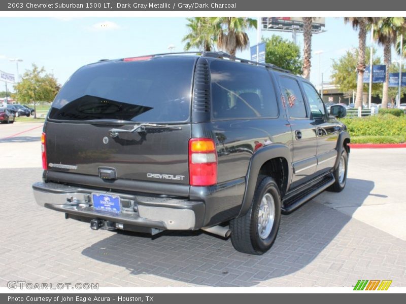 Dark Gray Metallic / Gray/Dark Charcoal 2003 Chevrolet Suburban 1500 LT
