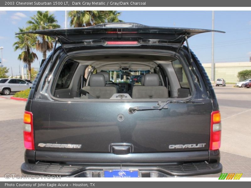 Dark Gray Metallic / Gray/Dark Charcoal 2003 Chevrolet Suburban 1500 LT