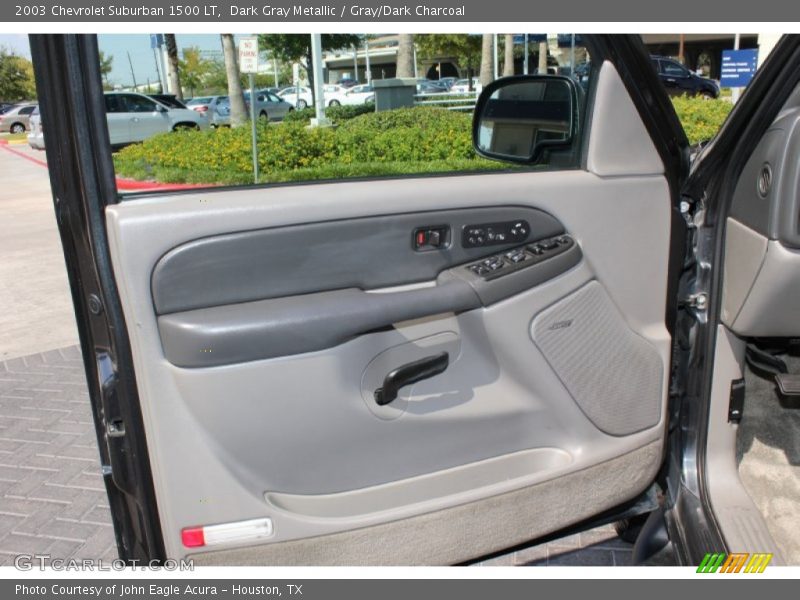 Dark Gray Metallic / Gray/Dark Charcoal 2003 Chevrolet Suburban 1500 LT