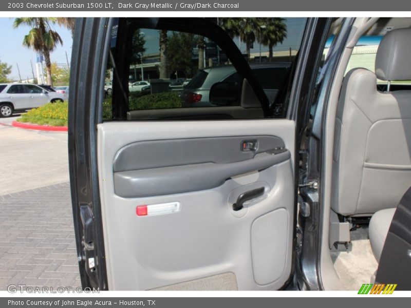 Dark Gray Metallic / Gray/Dark Charcoal 2003 Chevrolet Suburban 1500 LT