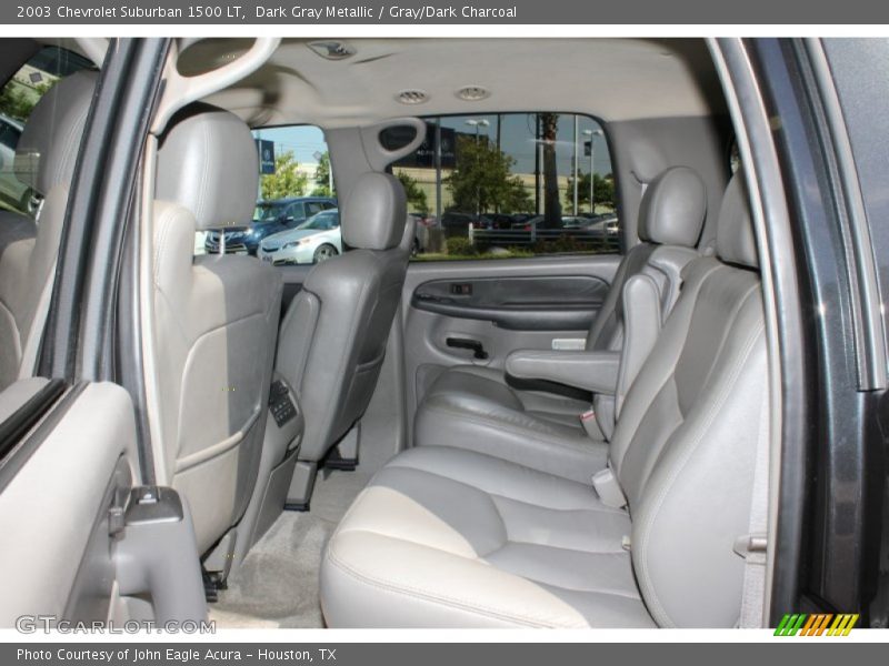 Dark Gray Metallic / Gray/Dark Charcoal 2003 Chevrolet Suburban 1500 LT