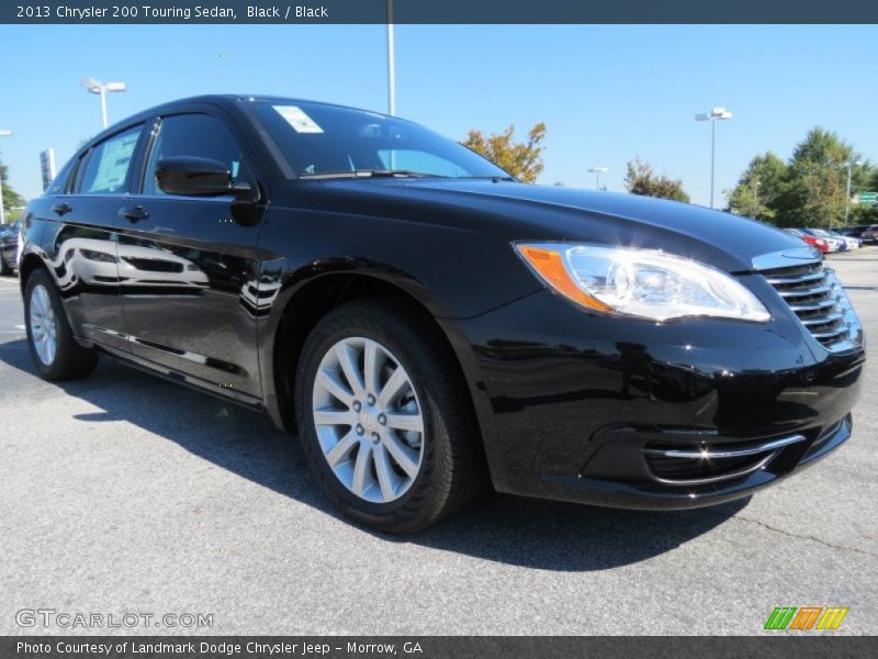 Black / Black 2013 Chrysler 200 Touring Sedan