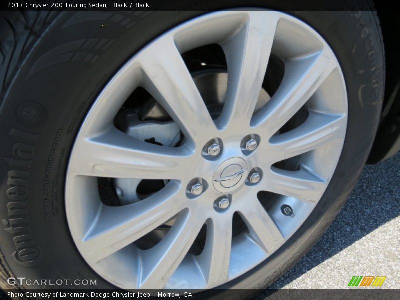 Black / Black 2013 Chrysler 200 Touring Sedan