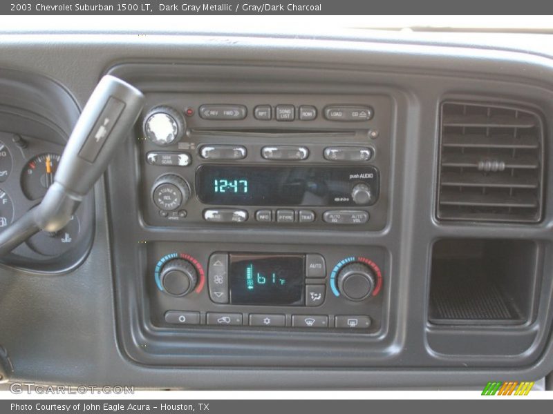 Dark Gray Metallic / Gray/Dark Charcoal 2003 Chevrolet Suburban 1500 LT