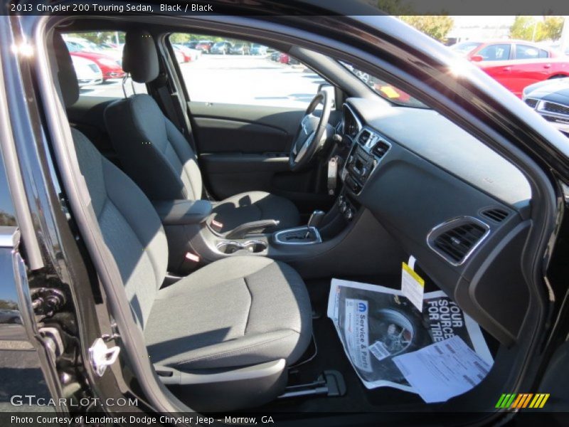 Black / Black 2013 Chrysler 200 Touring Sedan
