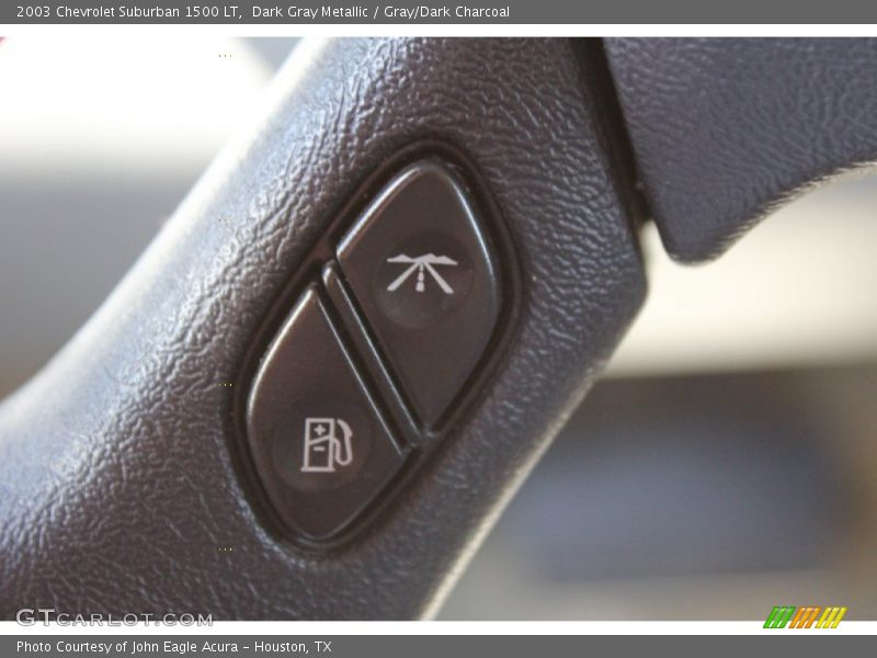 Dark Gray Metallic / Gray/Dark Charcoal 2003 Chevrolet Suburban 1500 LT