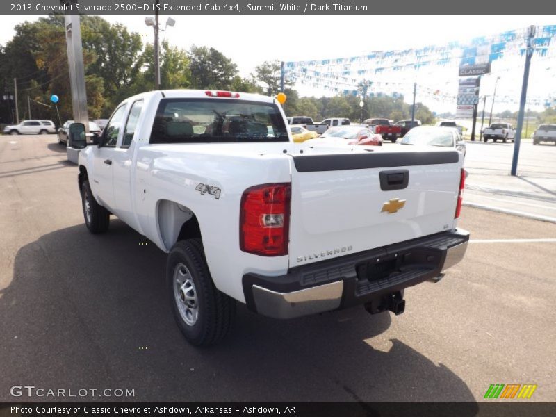 Summit White / Dark Titanium 2013 Chevrolet Silverado 2500HD LS Extended Cab 4x4