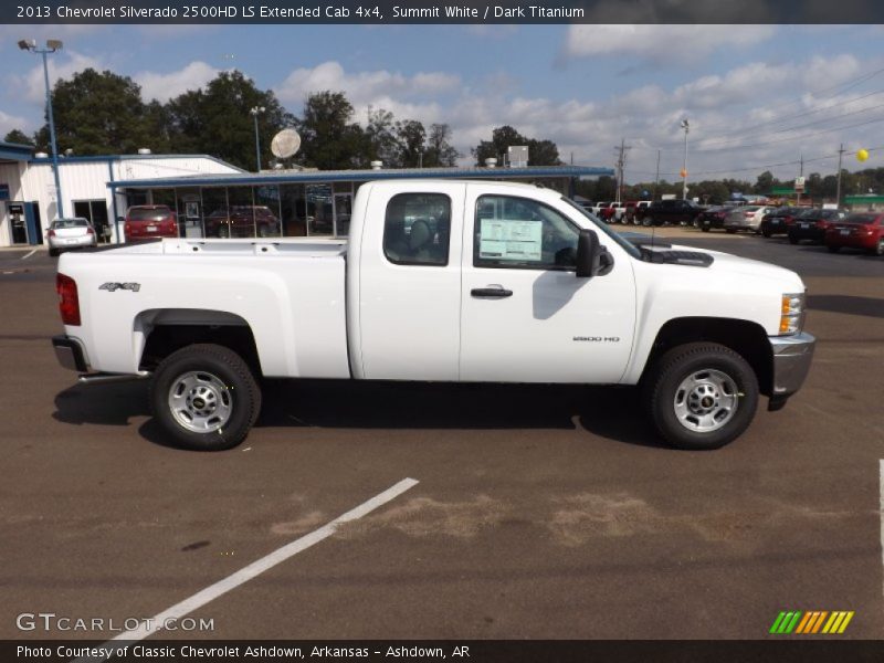  2013 Silverado 2500HD LS Extended Cab 4x4 Summit White