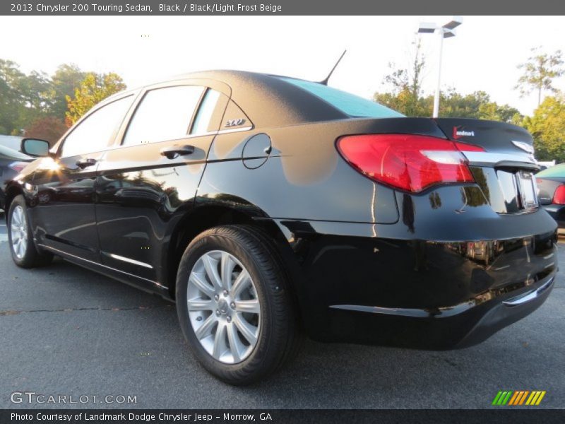 Black / Black/Light Frost Beige 2013 Chrysler 200 Touring Sedan