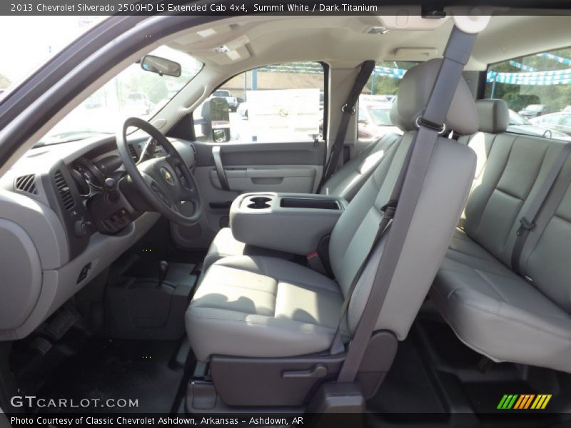 Summit White / Dark Titanium 2013 Chevrolet Silverado 2500HD LS Extended Cab 4x4