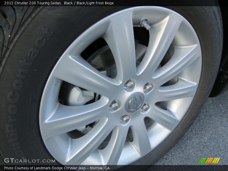 Black / Black/Light Frost Beige 2013 Chrysler 200 Touring Sedan