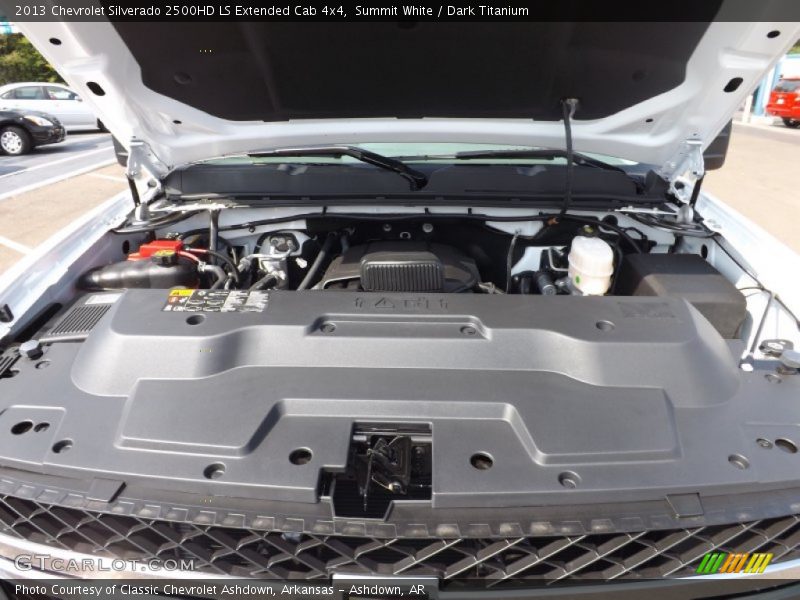 Summit White / Dark Titanium 2013 Chevrolet Silverado 2500HD LS Extended Cab 4x4