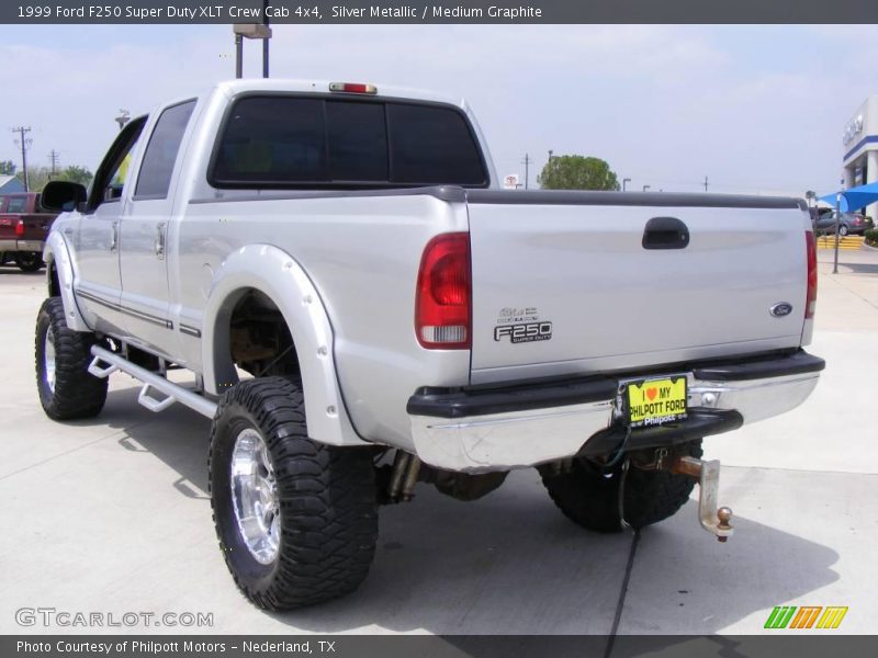 Silver Metallic / Medium Graphite 1999 Ford F250 Super Duty XLT Crew Cab 4x4