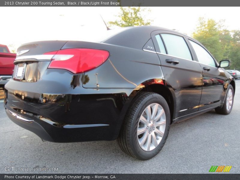 Black / Black/Light Frost Beige 2013 Chrysler 200 Touring Sedan