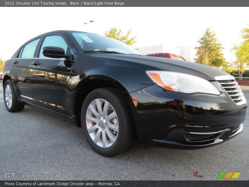 Black / Black/Light Frost Beige 2013 Chrysler 200 Touring Sedan