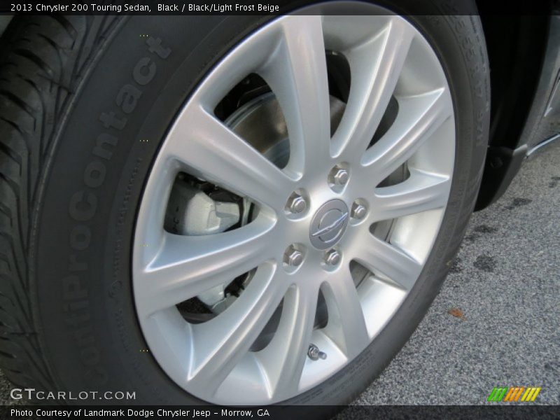 Black / Black/Light Frost Beige 2013 Chrysler 200 Touring Sedan