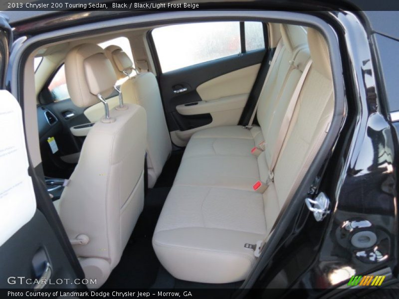 Black / Black/Light Frost Beige 2013 Chrysler 200 Touring Sedan