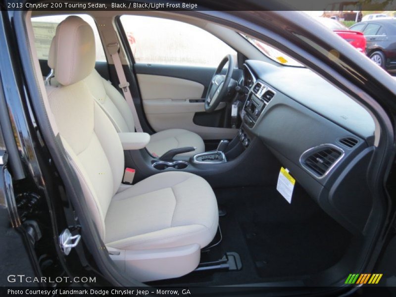 Black / Black/Light Frost Beige 2013 Chrysler 200 Touring Sedan